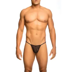 MOB Eroticwear String Sheer Mob Noir